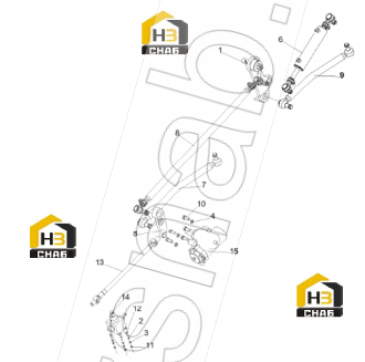 Steering cylinder assy