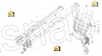 Cylinder assy, boom, telescoping