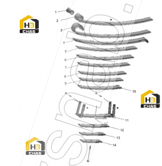 3rd, sheet, spring, rear