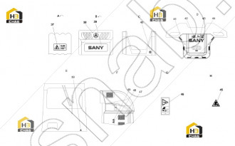 Collision-proof caution board RSC45(B).7-4