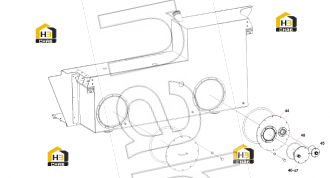 Oil return cover plate assembly RSC45.14.3