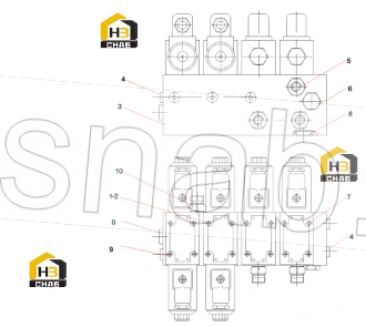 Valve, solenoid, DG4V-3-2A-M-U-H7-60