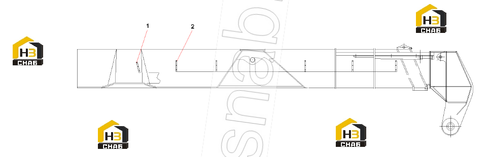 Combined pipe clamp for rubber hose