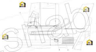 Air conditioning assembly KGT4607 for Empty Container Handler F