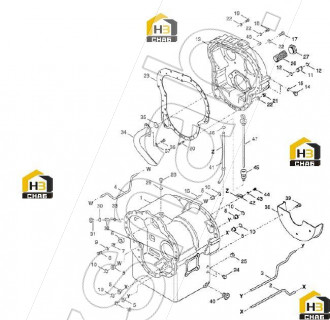 First gear clutch tubing DANA