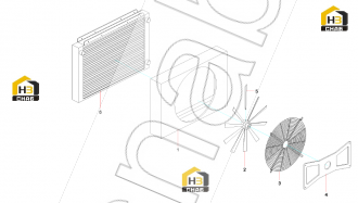 Air cooler shell