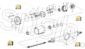 Planetary pin 509254-144 kessler