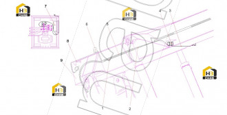 Welding diagram of boom welding nails