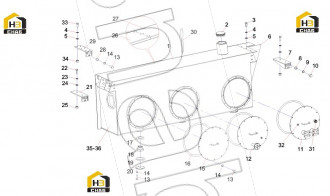 Working fuel tank body