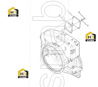 Continuous pump connection cover liner DANA