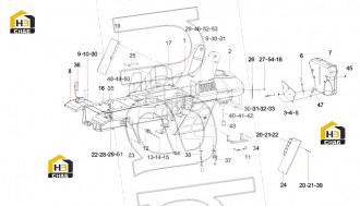 Escalator platform assembly