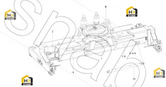 Side shift cylinder