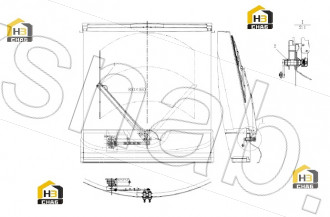 Wiper motor 120W-24V Dongxing