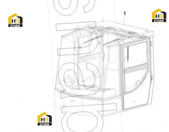 The front hanging cab is divided into the main body JMSC01