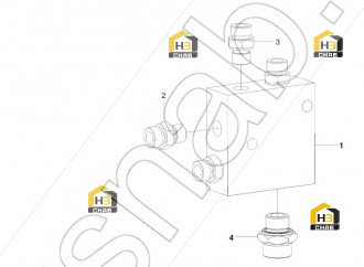 End straight connector