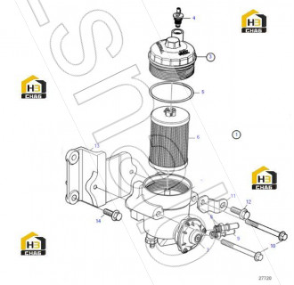 Flange screw