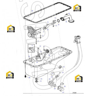 Oil pressure pipe