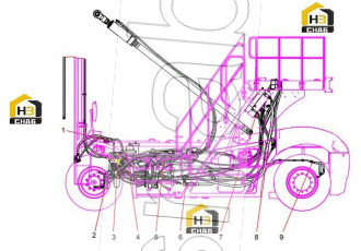 Tube clamp body layout