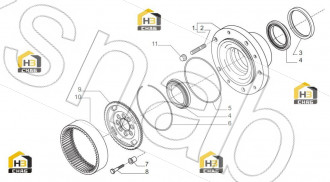 Wheel hub kit