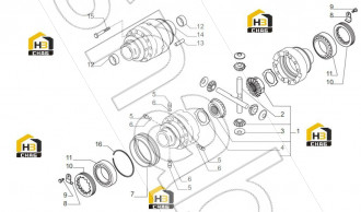 Differential housing