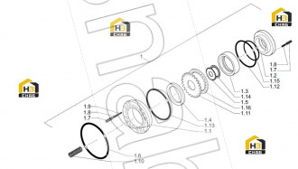 Piston gasket