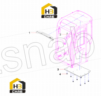 pintle of top thermal insulation