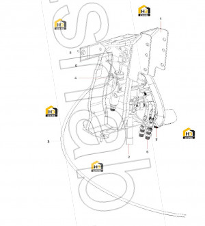 Pipe, Service Brake