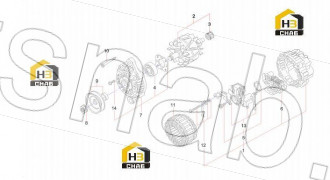 Stator, alternator