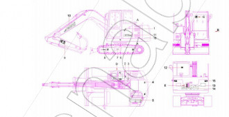 Hydraulic oil tank indicative board