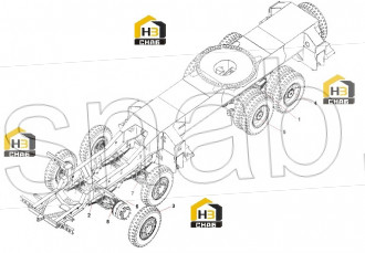 Axle Assembly, 2nd, Front