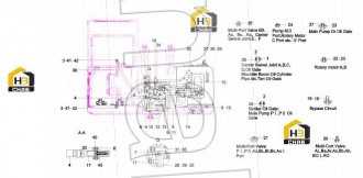 Pipe, connecting, oil return pipe