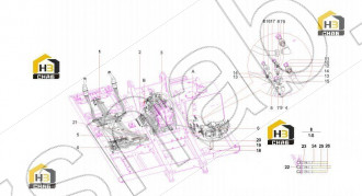 Electromagnetic valve pipeline