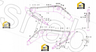 Upper single tube clamp