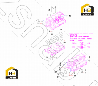 BOLT,CYLINDER HEAD