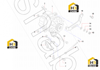 Brace alternator adjusting