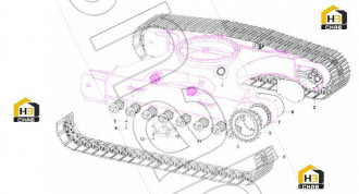 track roller SWZ190AY 190A£B