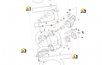 Gear Bearing - Starter