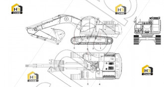 SY365~SY465(B)H Hydraulic