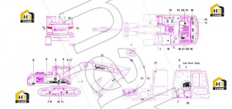 Decal, warning, tensioner