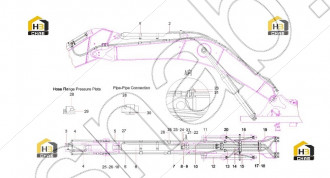 Cylinder GP, left,arm