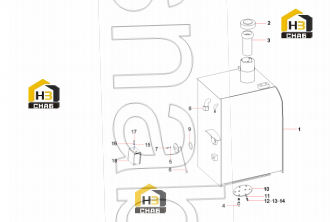 Strainer AS, fuel (float gauge)