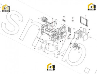 Sponge, sealing, floor air outlet