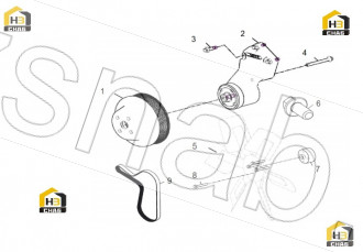 Screw, Hex Flange Head Cap