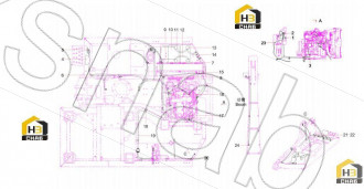 harness support SY95C1I2H.1.3.5.4