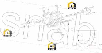 Plate AS, auxiliary valve