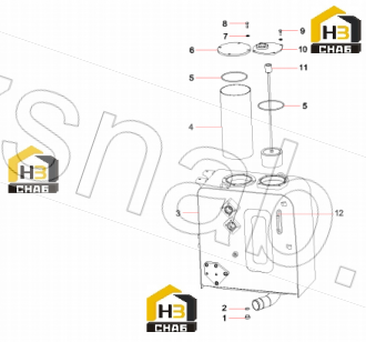 Tank, hydraulic oil