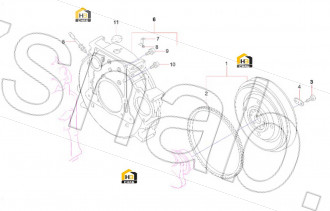 Plug, Flywheel Housing, Rubber