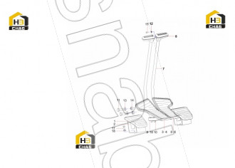 Plate GP,foot valve