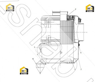 Air filter safety filter element