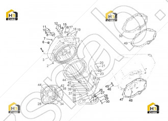 Suction tube isolation pad dana